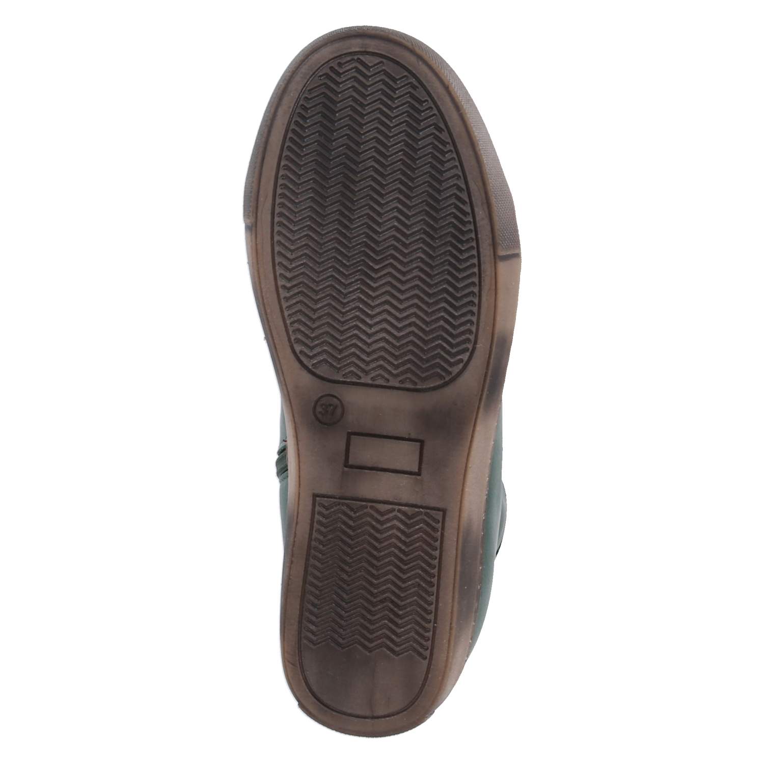 Schnüstiefeletten  Grün