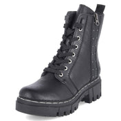 Schnürboots  Schwarz