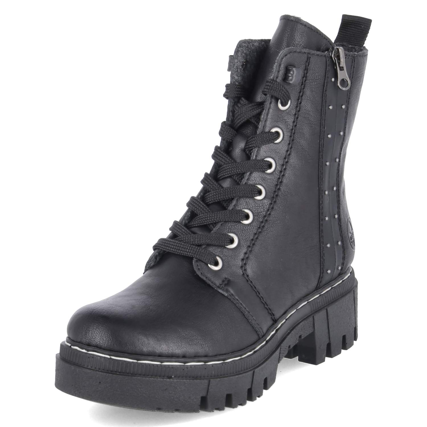 Schnürboots  Schwarz