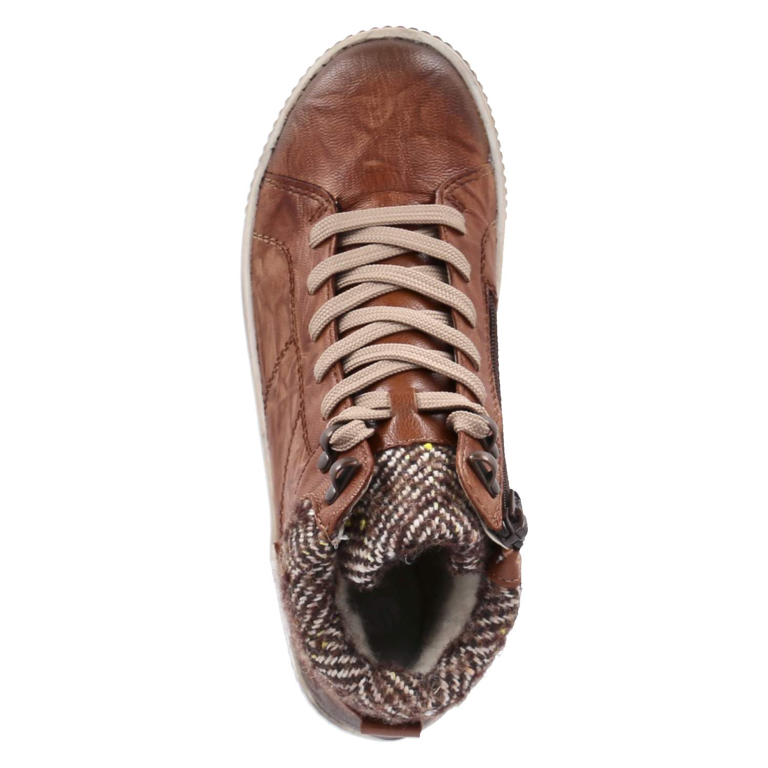 Schnürstiefeletten  Braun