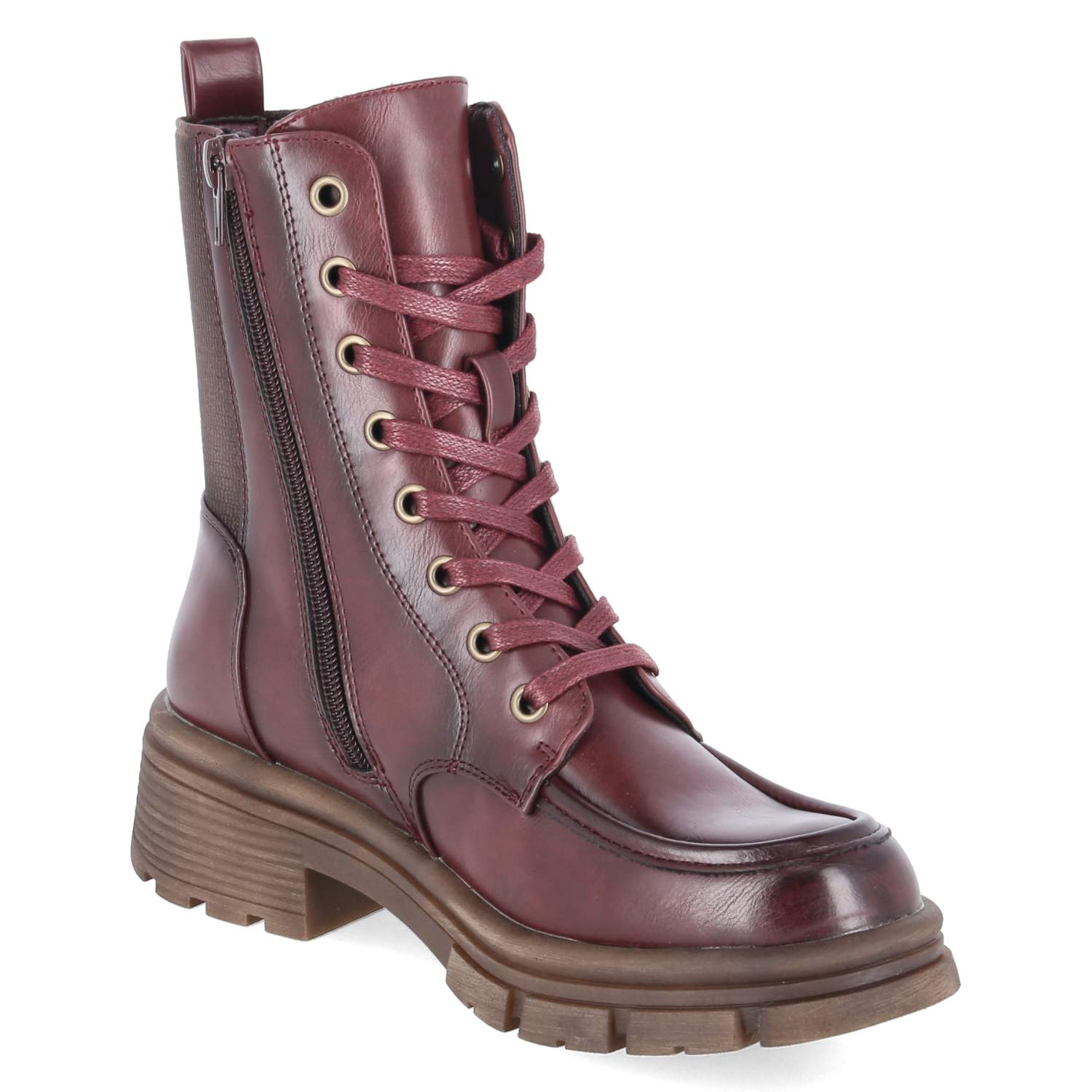Schnürstiefeletten  Schwarz