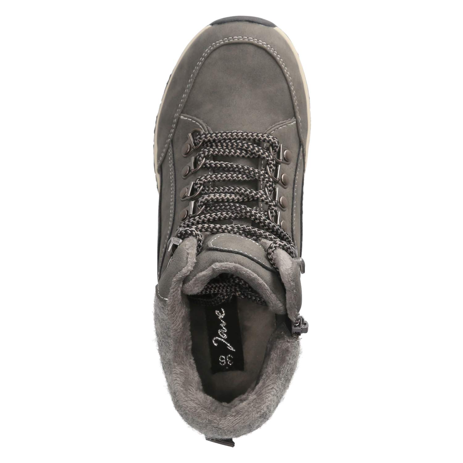 Schnürstiefeletten  Grau