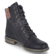 Schnürstiefeletten  Schwarz