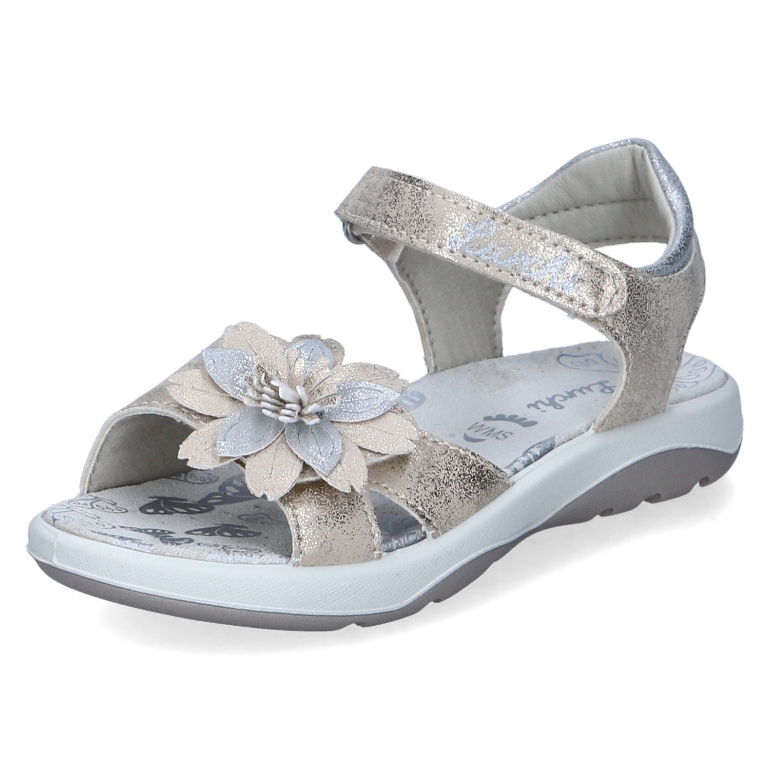 Sandalen FLORA  Gold
