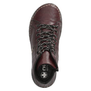 Schnürstiefeletten  Rot