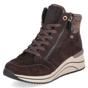 Schnürstiefeletten  Braun