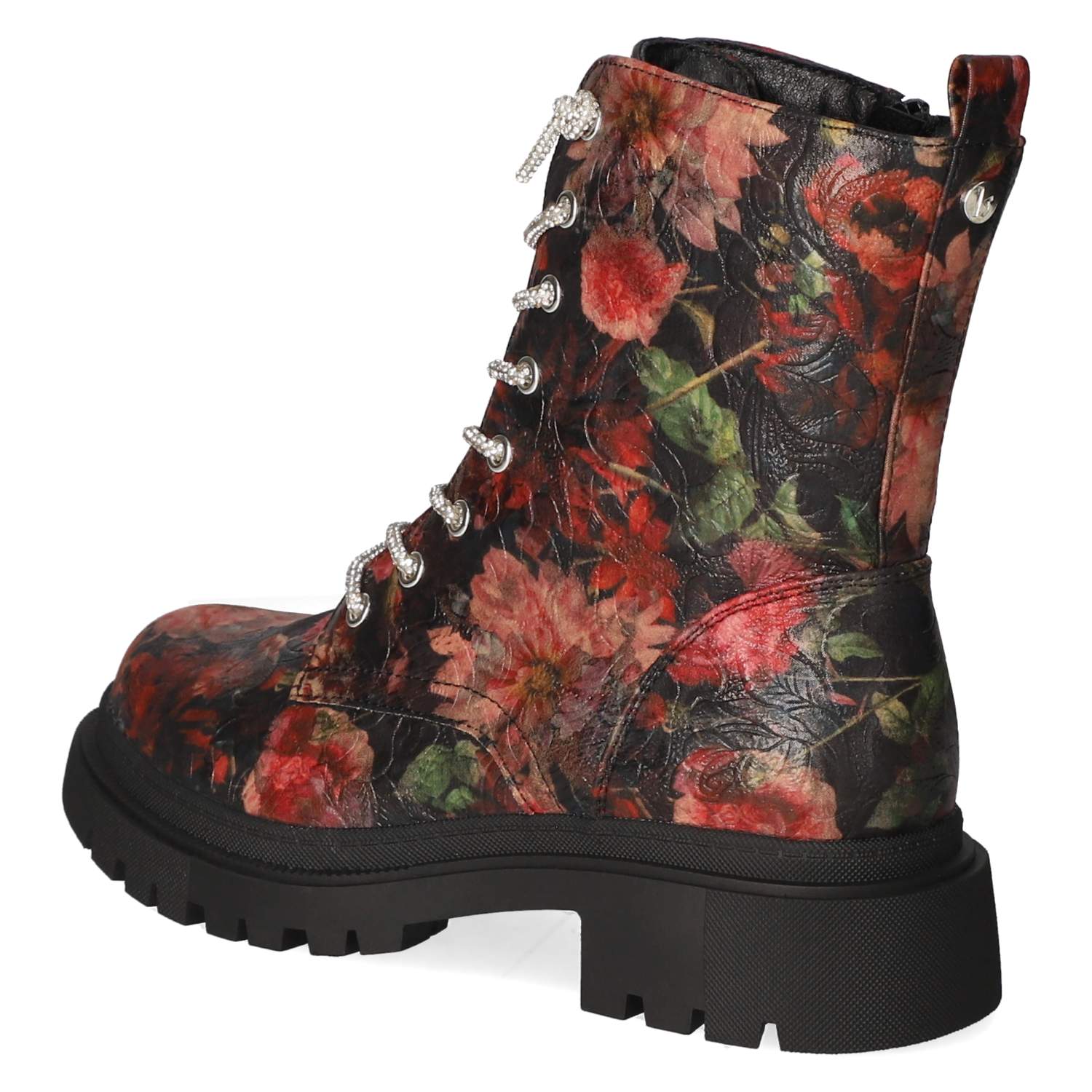 Schnürstiefeletten  Mehrfarbig