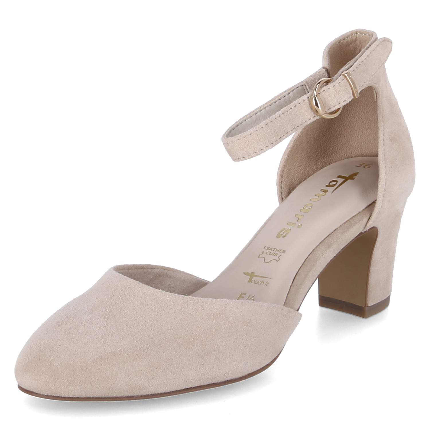Riemchenpumps  Beige