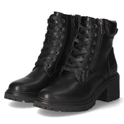 Schnürstiefeletten  Schwarz