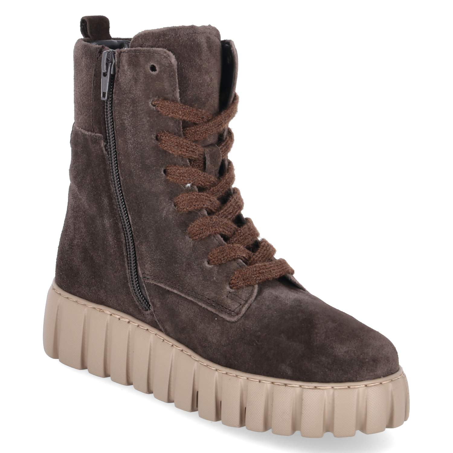 Schnürboots  Braun