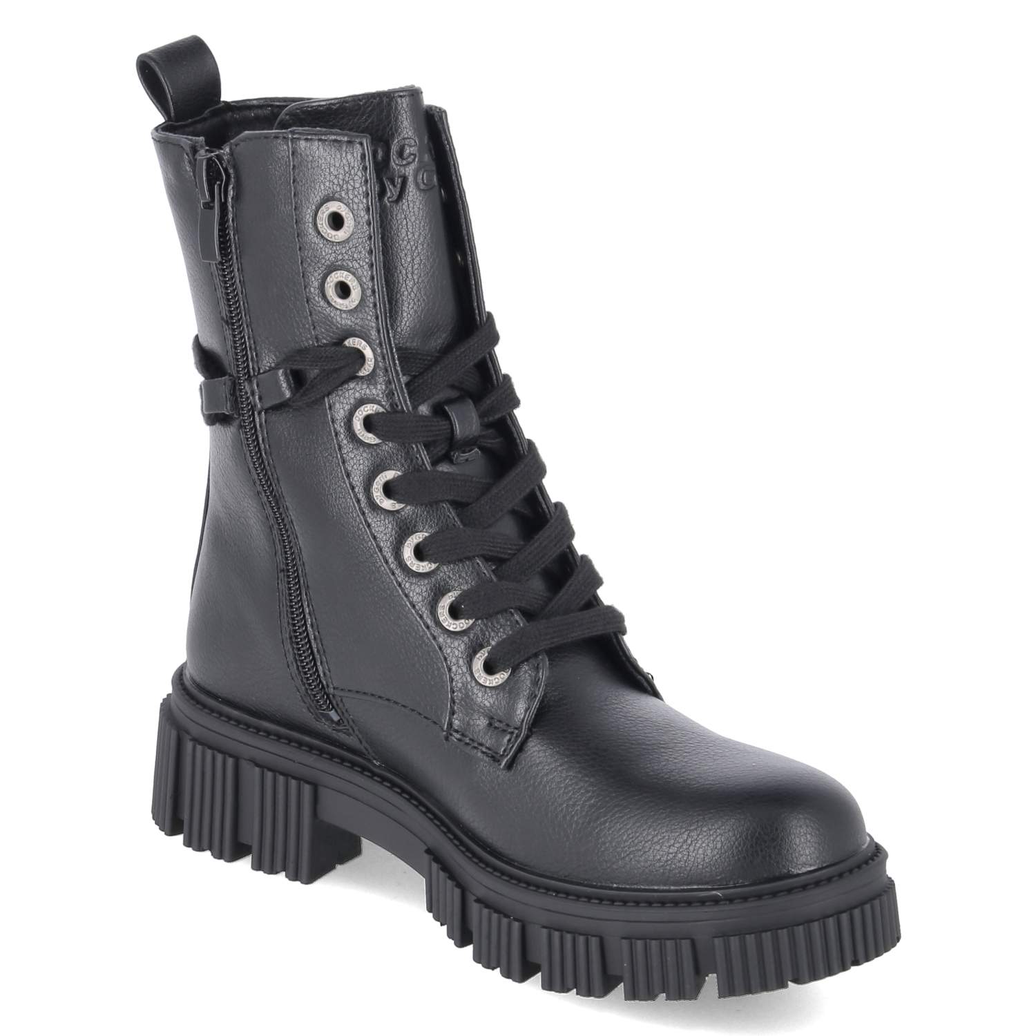 Schnürboots  Schwarz