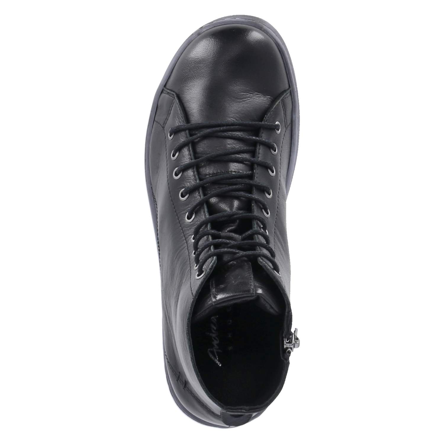 Schnüstiefeletten  Schwarz
