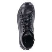 Schnüstiefeletten  Schwarz