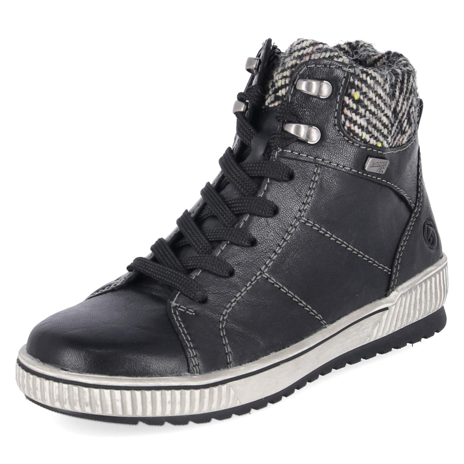 Schnürstiefeletten  Schwarz