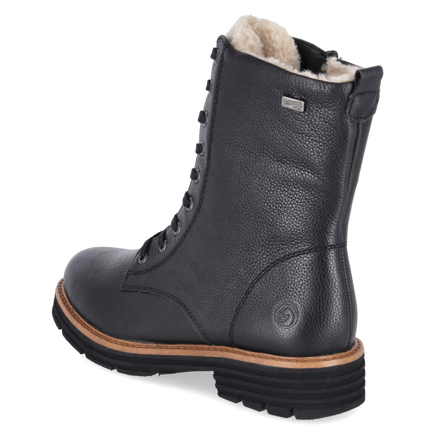 Schnürstiefeletten  Schwarz