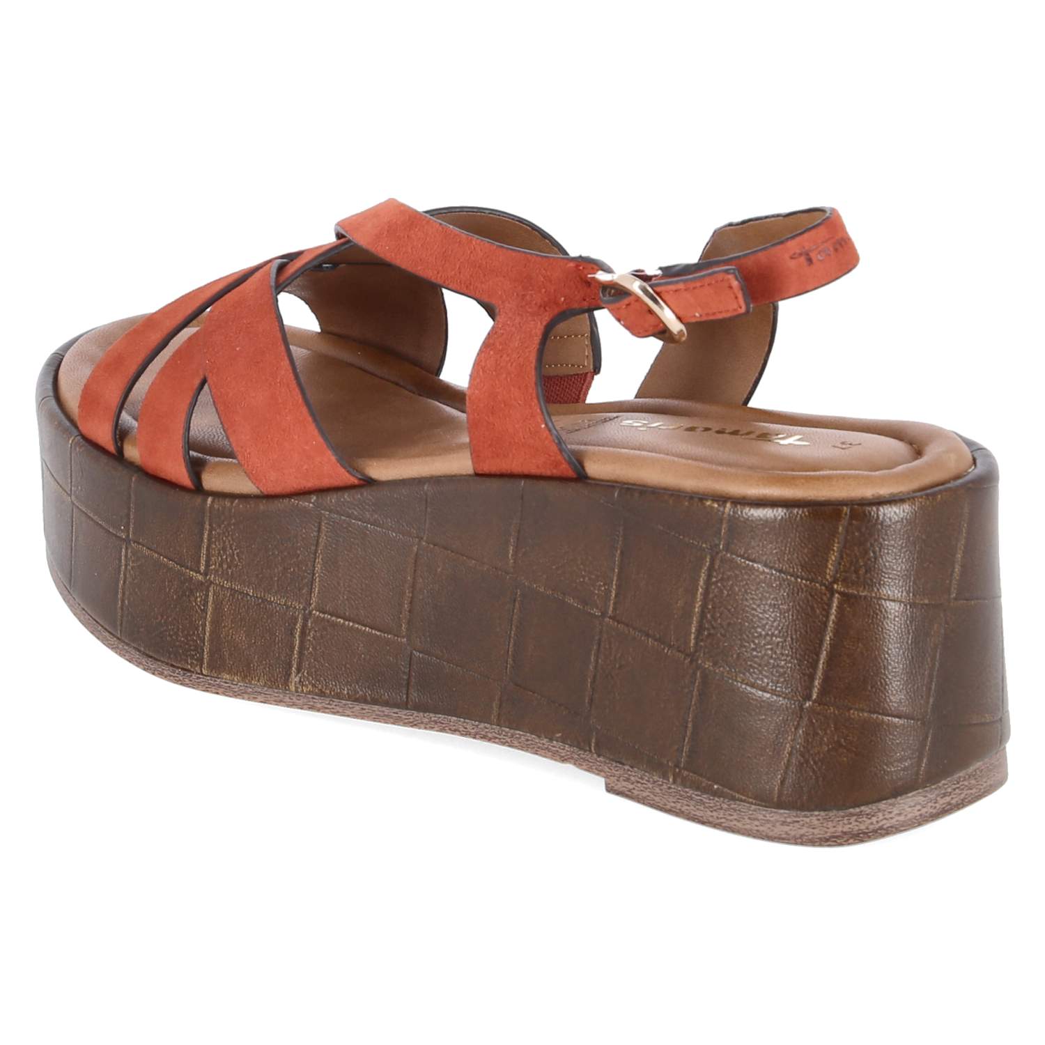 Plateausandalen  Rot