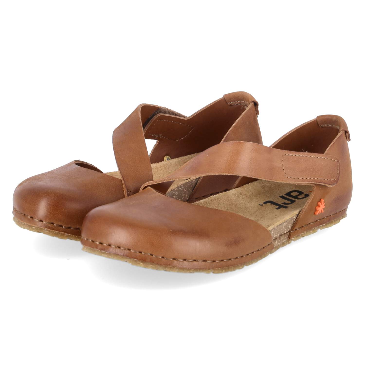 Spangenballerinas CRETA  Braun