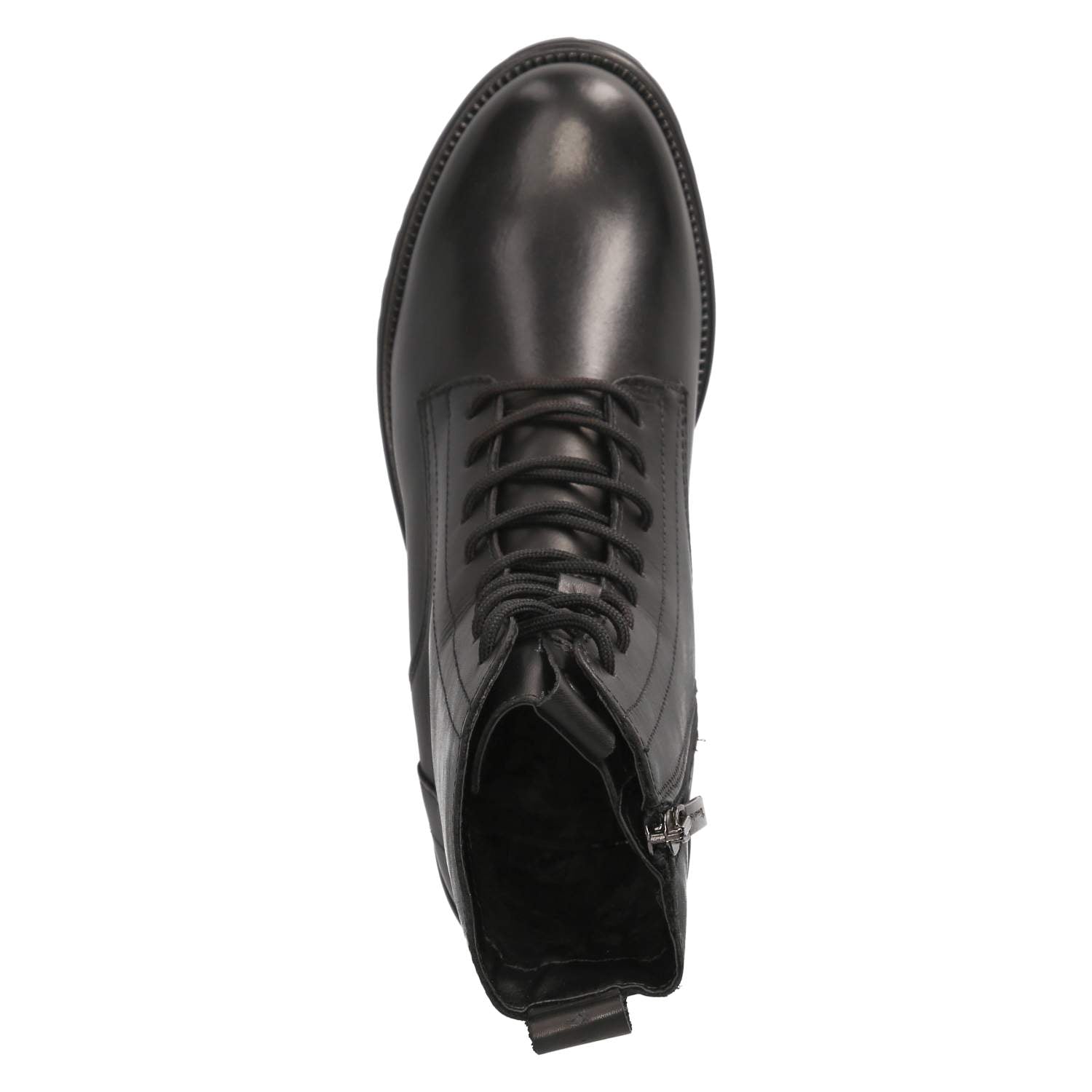 Schnürstiefeletten  Schwarz