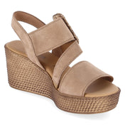 Espadrille-Sandaletten  Braun
