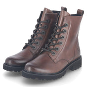Schnürstiefeletten  Braun