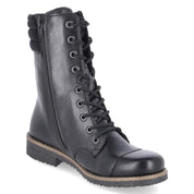 Schnürstiefeletten  Schwarz
