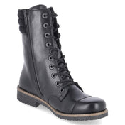 Schnürstiefeletten  Schwarz