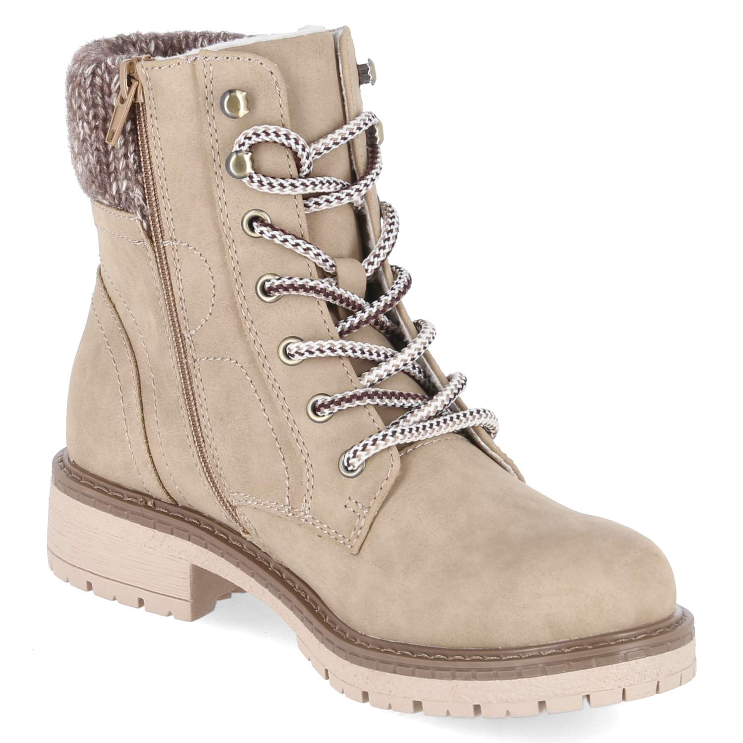 Schnürboots  Braun