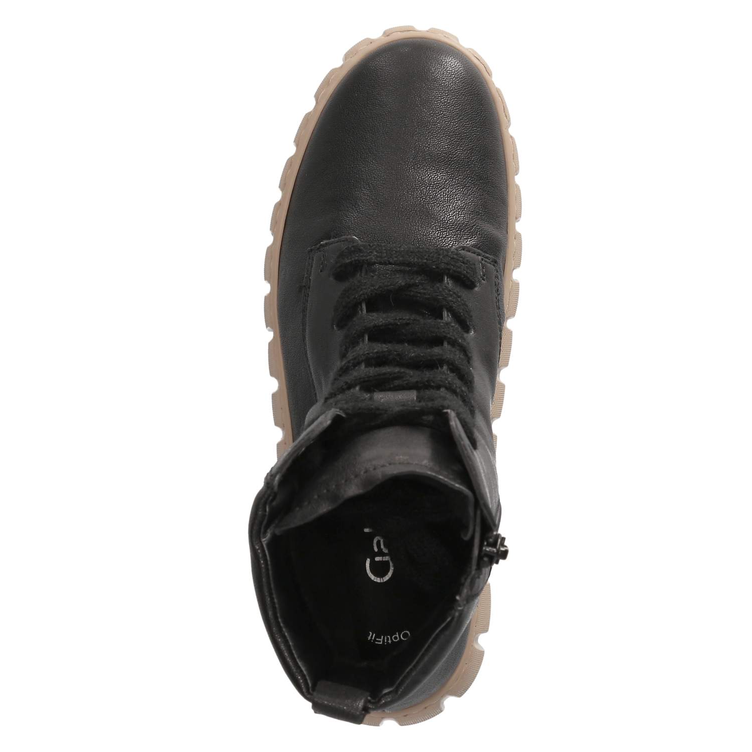 Schnürstiefeletten  Schwarz