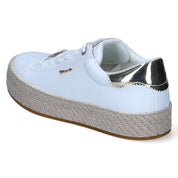 Espadrille-Sneaker  Weiß