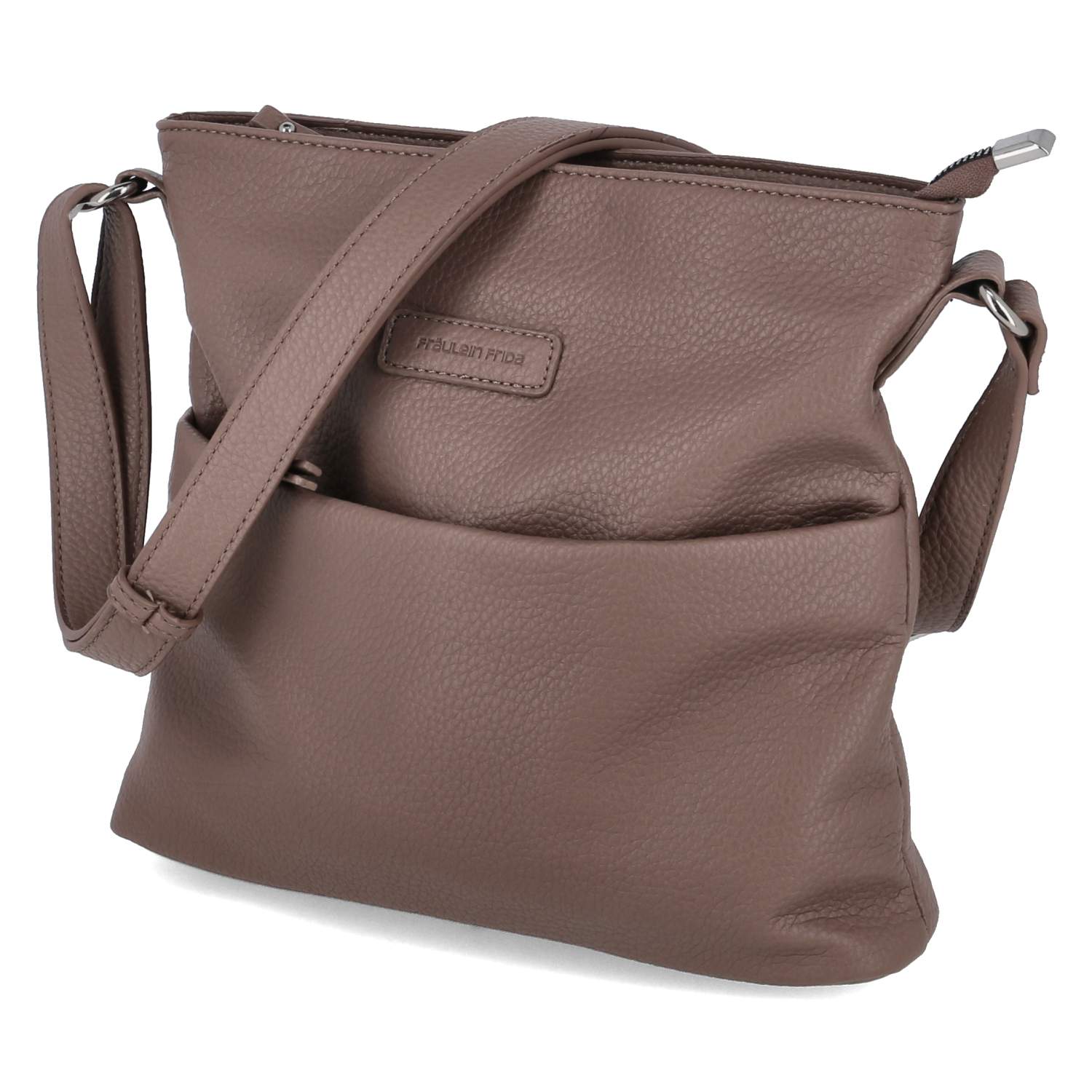 Schultertasche  Taupe