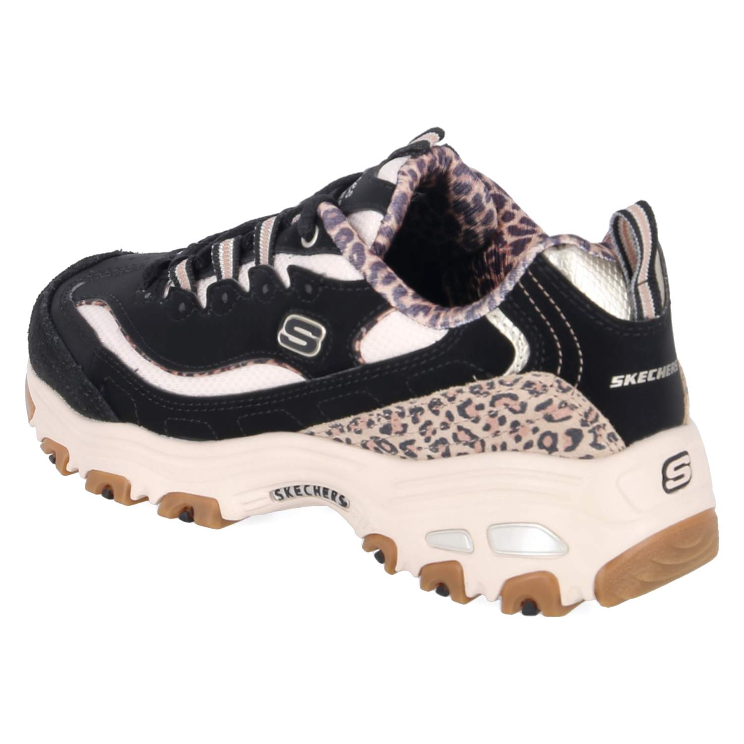 Low Sneaker D'LITES WILD CHARM Schwarz
