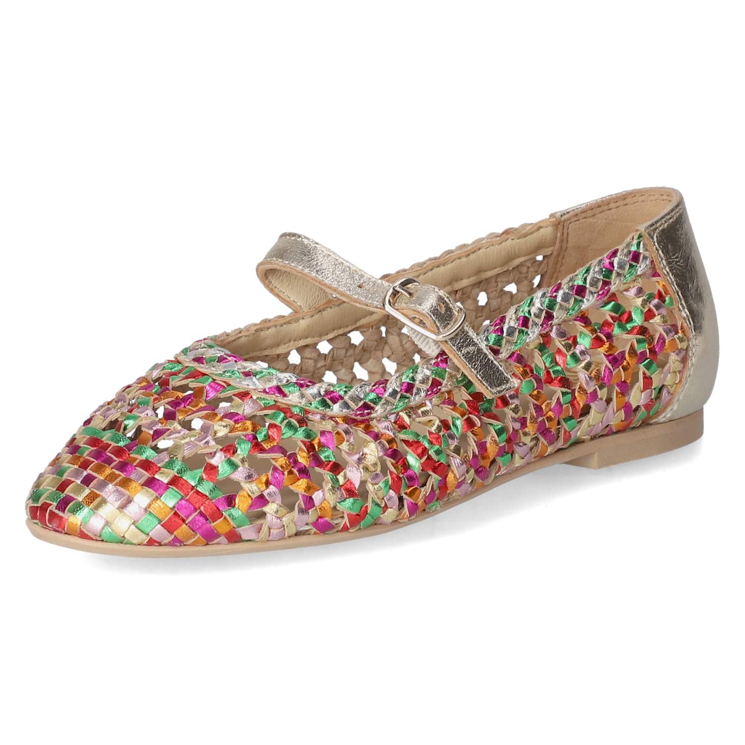 Spangenballerinas  Mehrfarbig