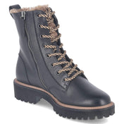 Winterschnürstiefeletten  Schwarz