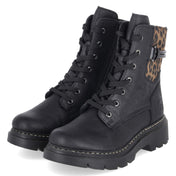 Schnürboots  Schwarz