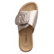 Pantoletten  Gold