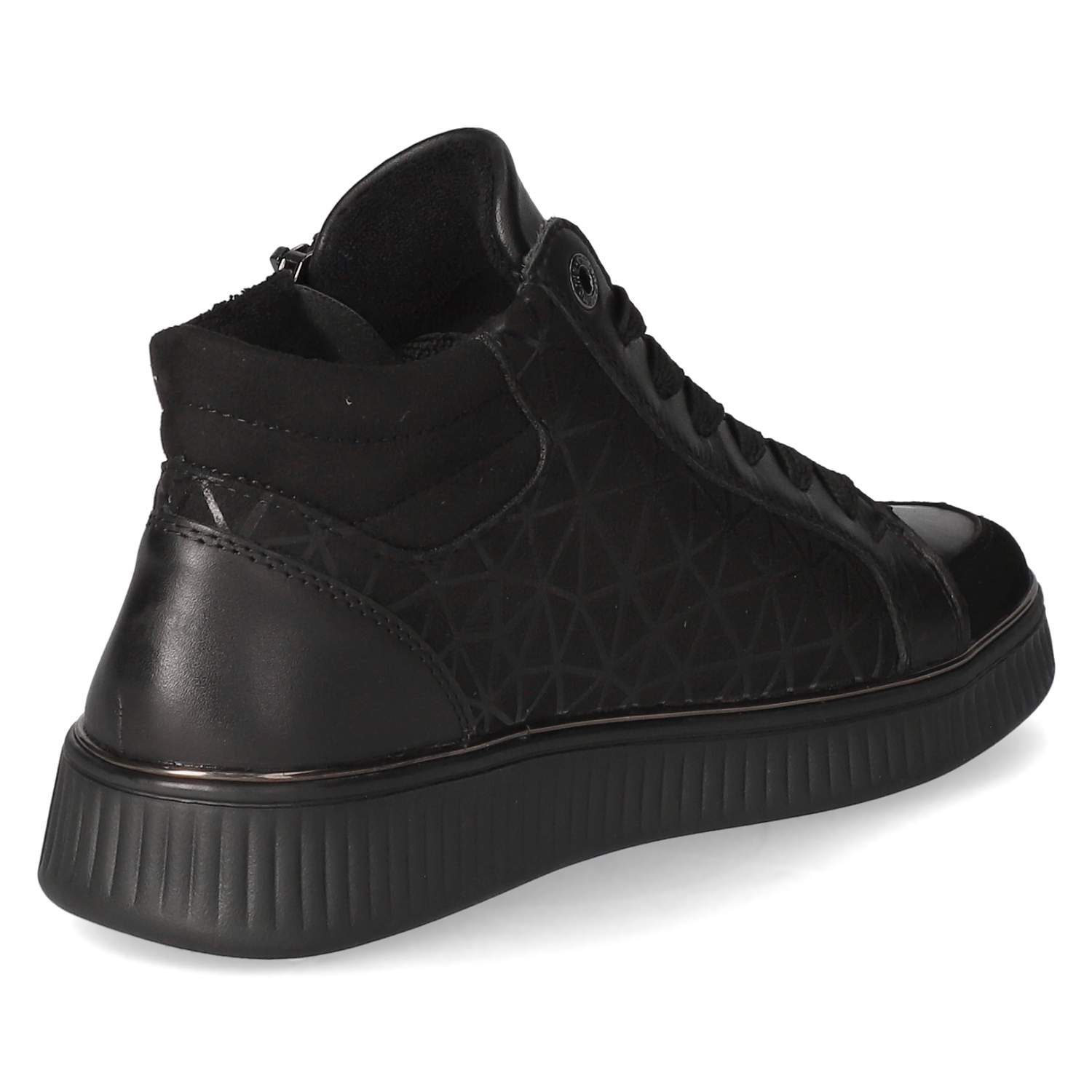 Schnürstiefeletten  Schwarz