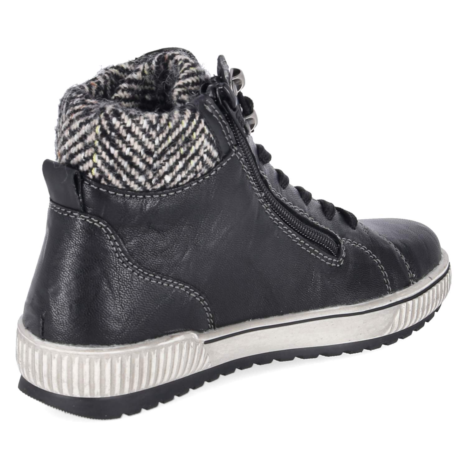 Schnürstiefeletten  Schwarz