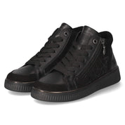 Schnürstiefeletten  Schwarz