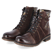 Schnürstiefeletten  Braun