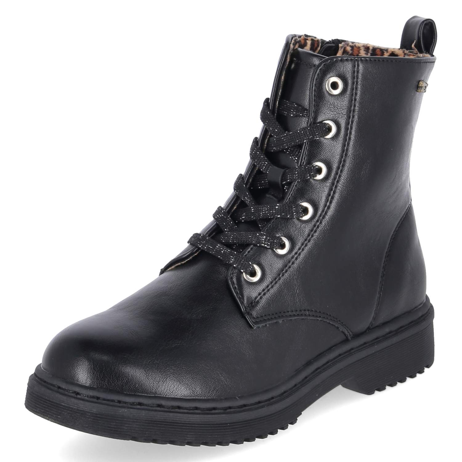 Schnürboots  Schwarz