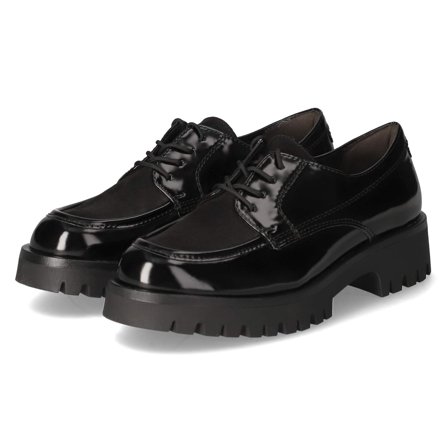 Schnürschuhe  Schwarz