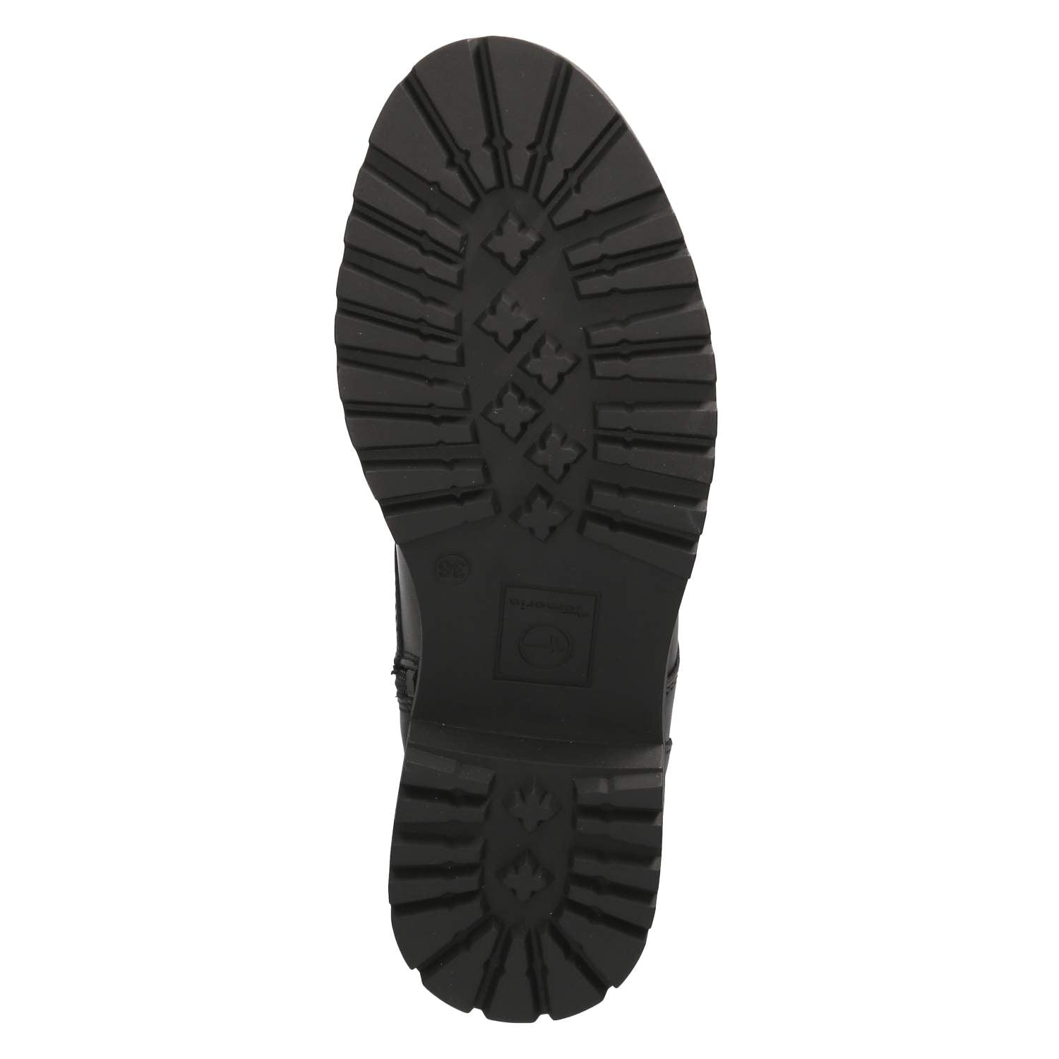 Schnürstiefeletten  Schwarz