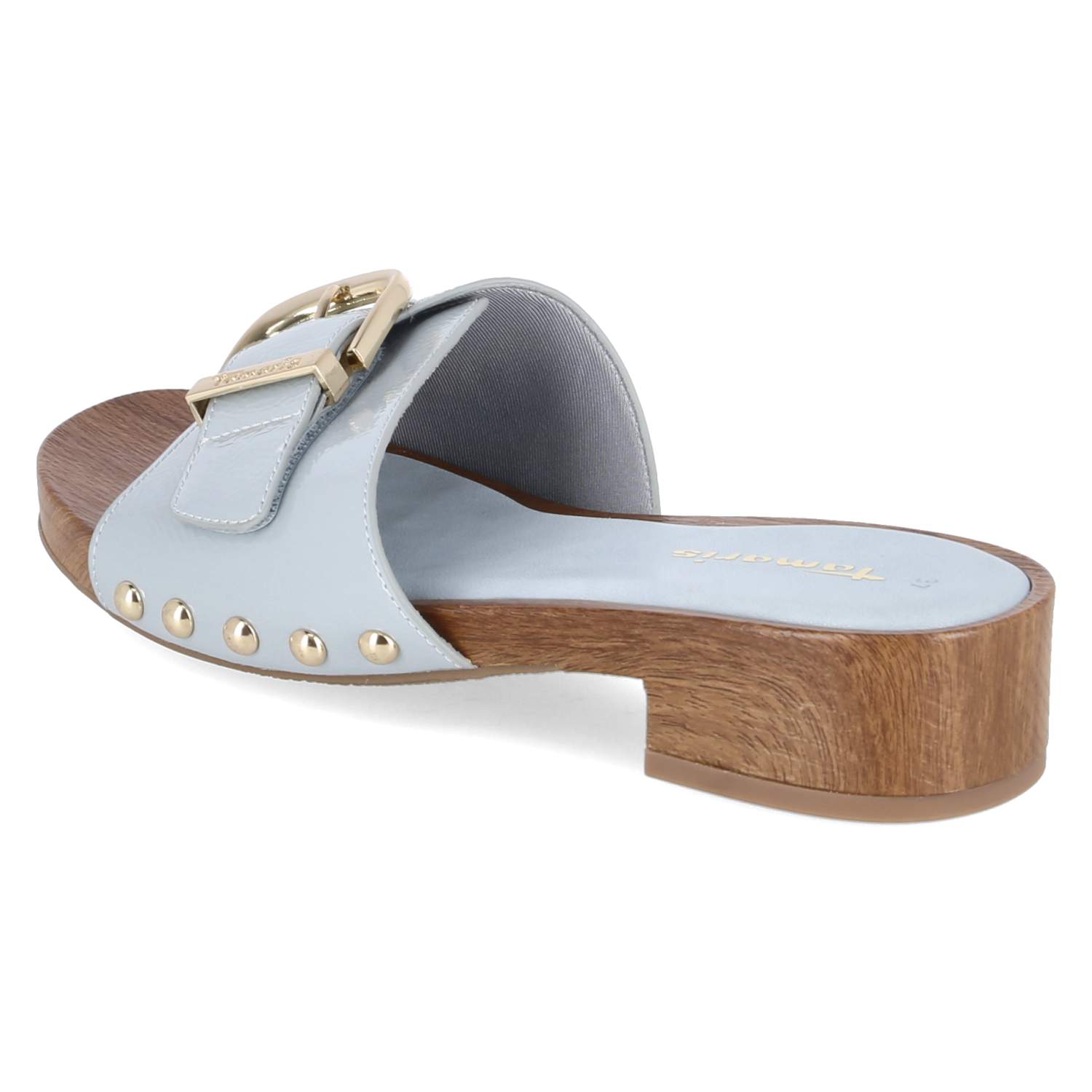 Open Toe Clogs  Blau