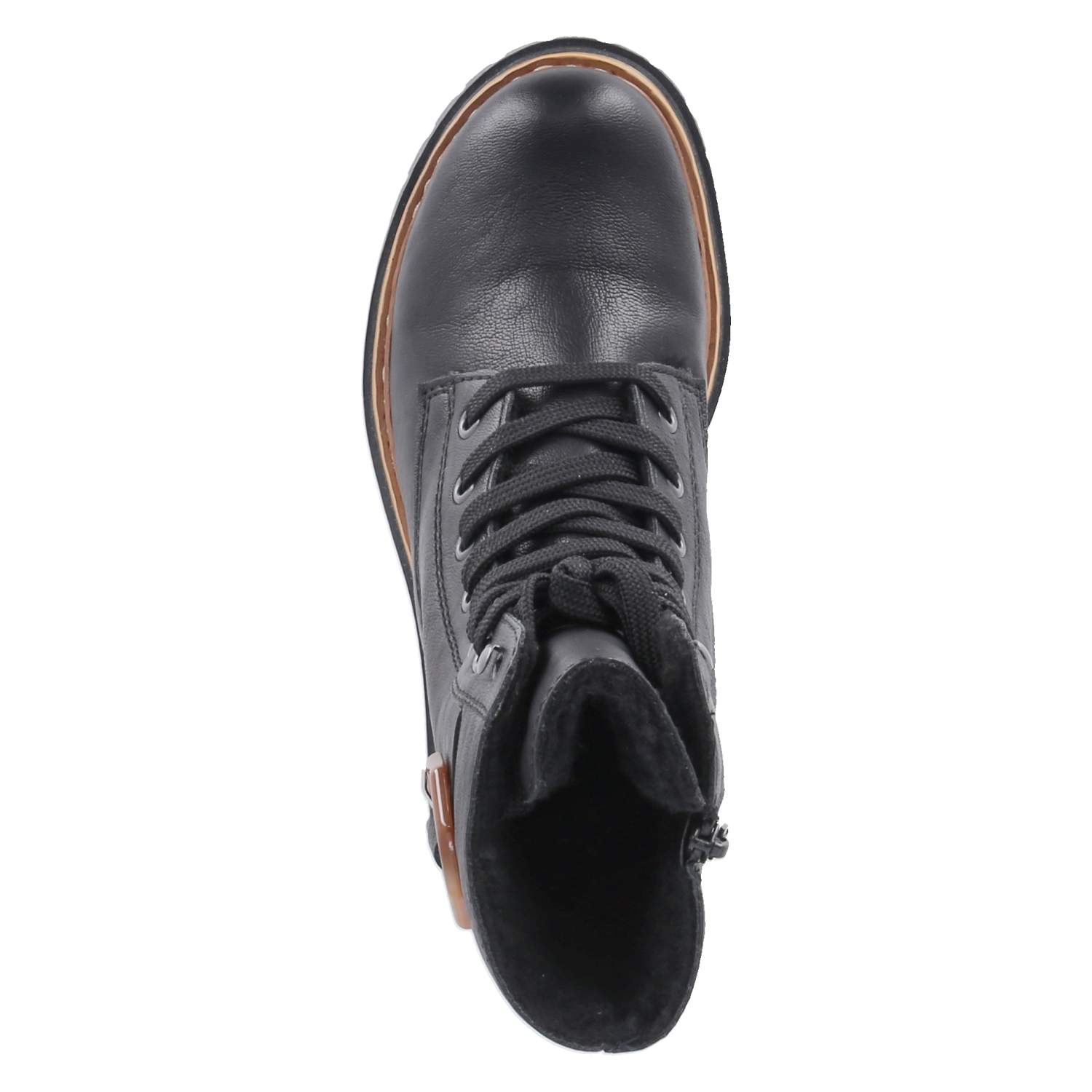 Schnürboots  Schwarz