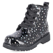 Schnürboots  Schwarz