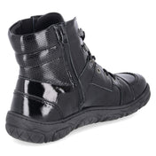 Schnürboots  Schwarz