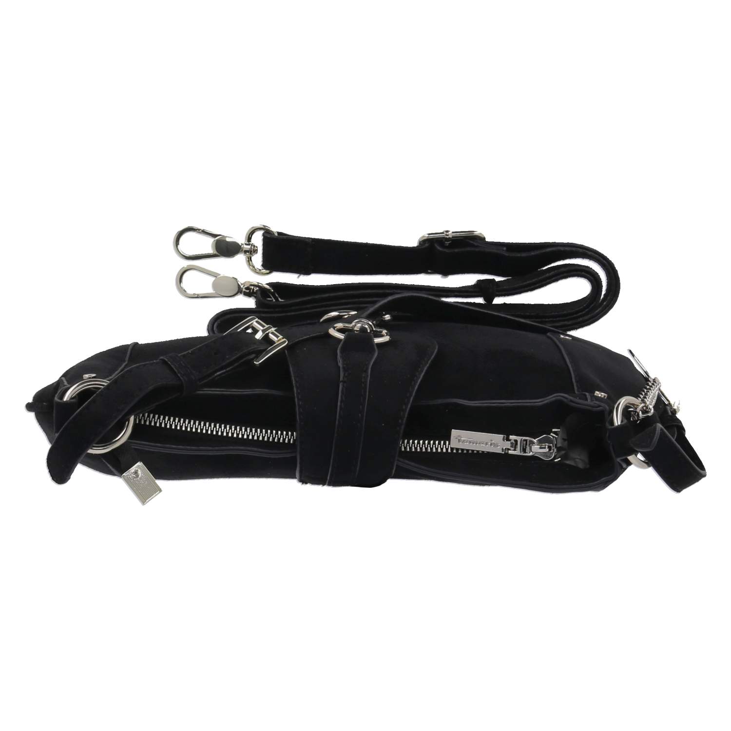 Baguette Bag MARINA SUEDE  Schwarz
