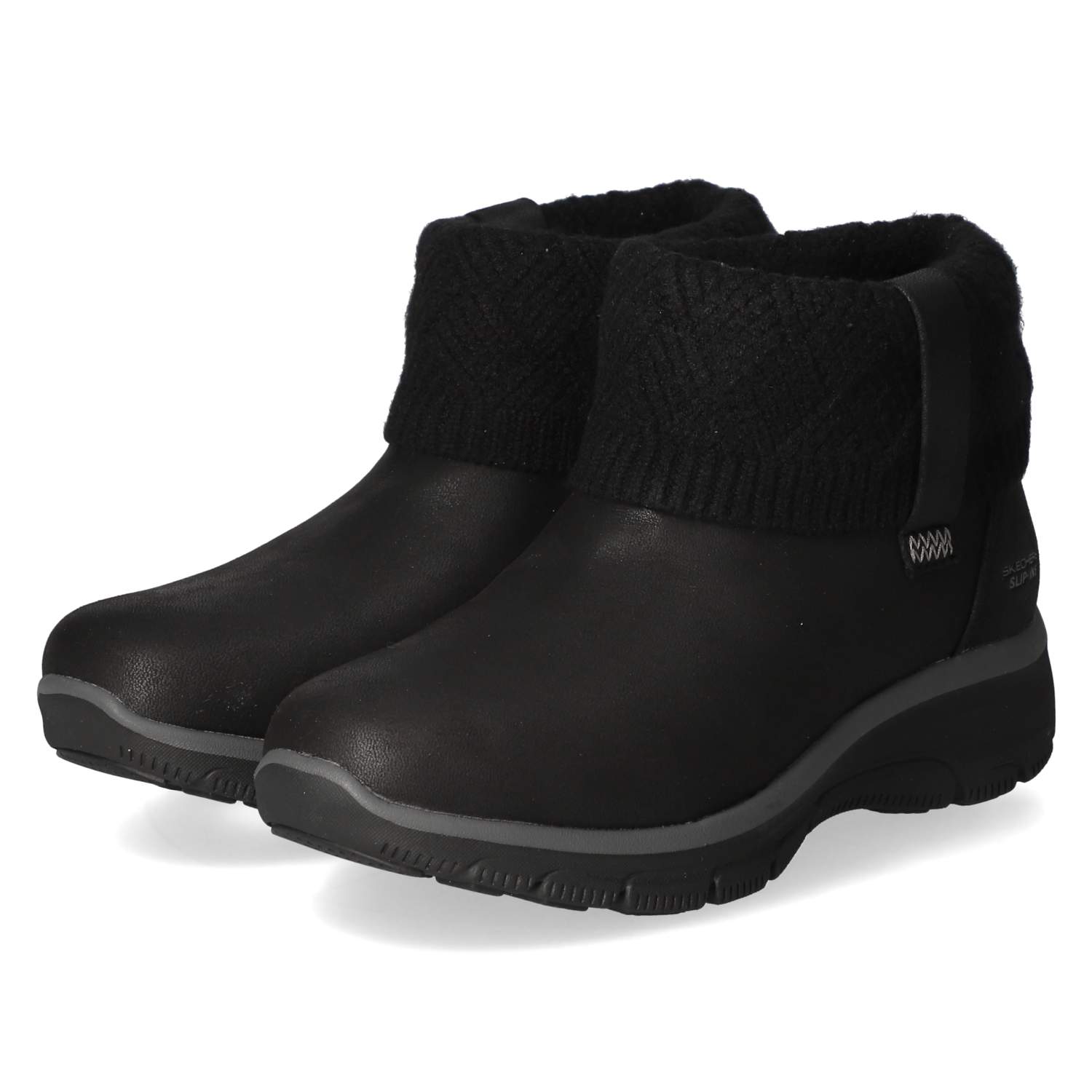 Slip-ins Boots EASY GOING COZY HABIT Schwarz