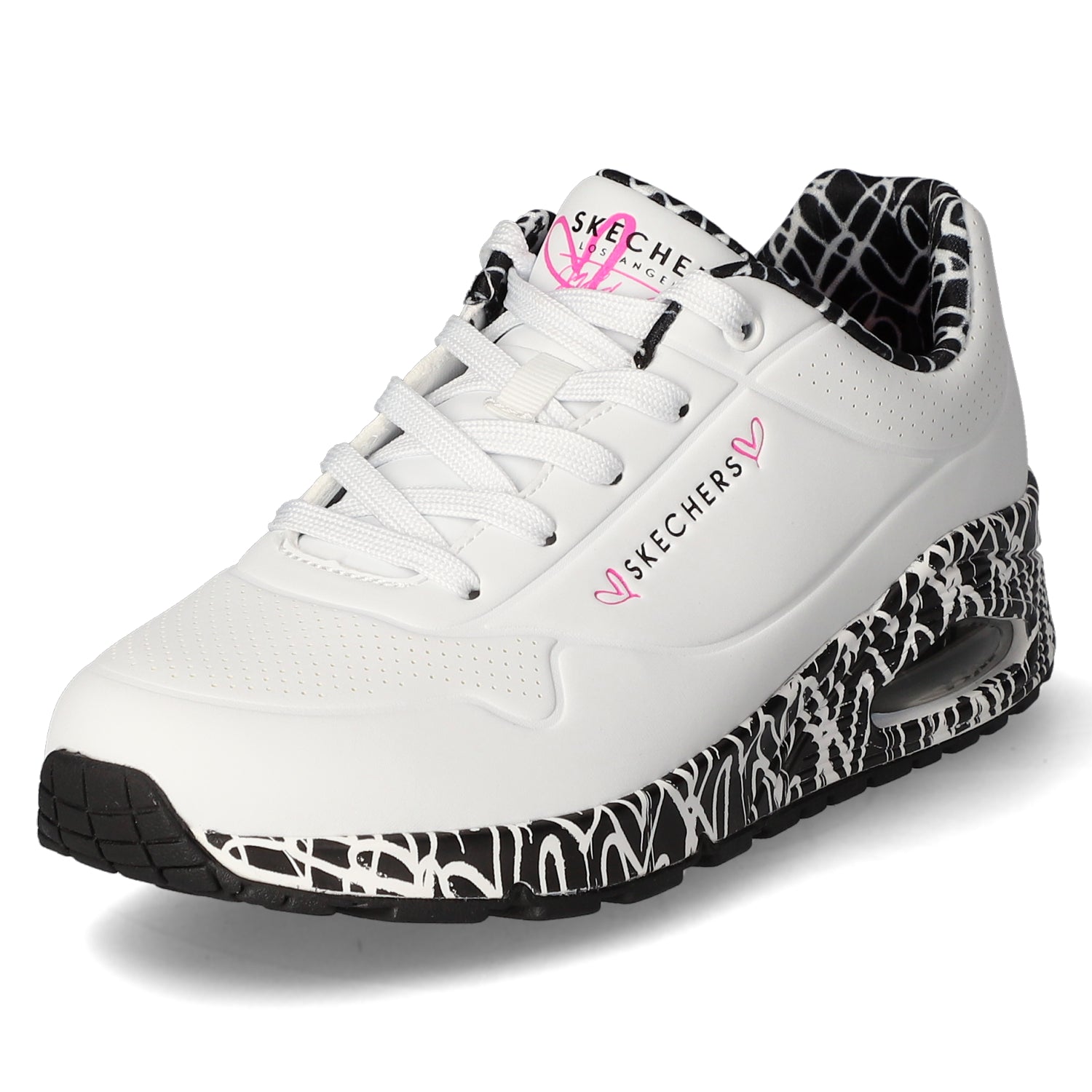 Low Sneaker UNO LOVING LOVE  Weiß