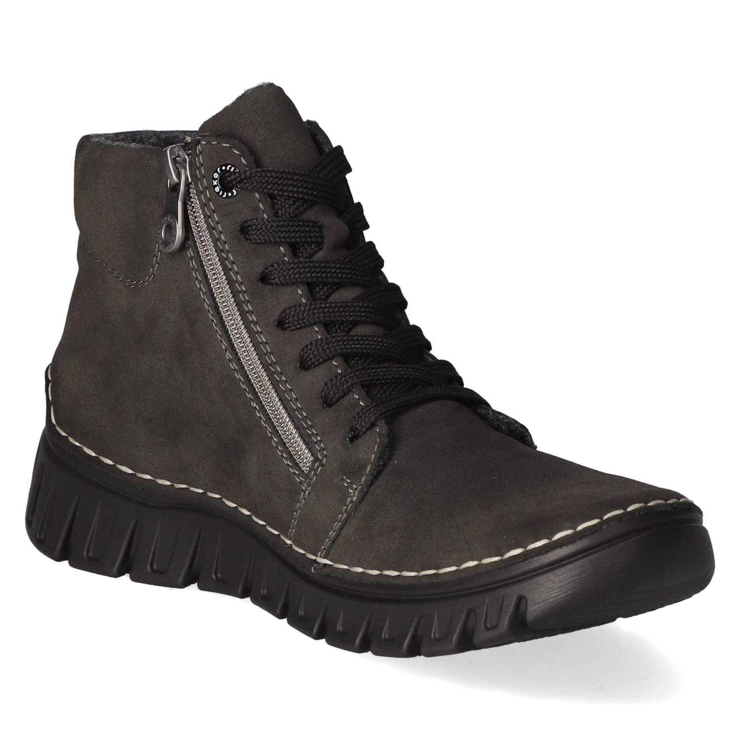 Schnürstiefeletten  Grau